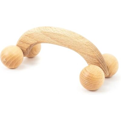 Rouleau de Massage en Bois TUULI - Dos, Cou et Épaules - Publicité Rouleau de Massage en Bois TUULI - Dos, Cou et Épaules - Publicité