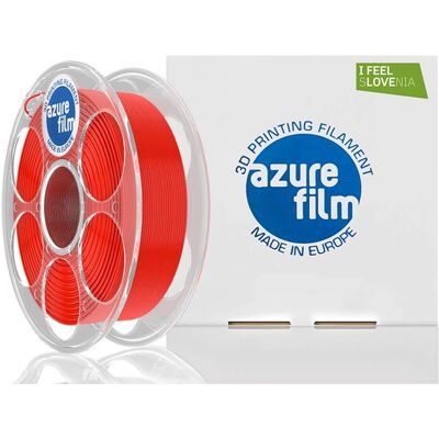 AzureFilm Rød PLA 1,75mm 1kg - 3D Filament AzureFilm Rød PLA 1,75mm 1kg - 3D Filament