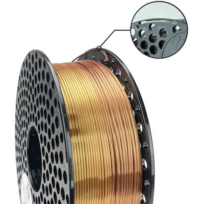AzureFilm - SILK AMBER 1.75mm 1kg - 3D Filament AzureFilm - SILK AMBER 1.75mm 1kg - 3D Filament