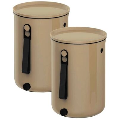 Skaza - Brain-Beige - 9.6L - 2x - Bac à compost - Publicité Skaza - Brain-Beige - 9.6L - 2x - Bac à compost - Publicité