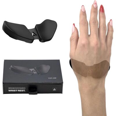 Deltahub Carpio 2.0 - Apoio de Pulso - Cinza - Design Ergonômico Deltahub Carpio 2.0 - Apoio de Pulso - Cinza - Design Ergonômico