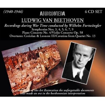 Wilhelm Furtwängler Enregistrements de Guerre CD Boîte - Collection de Musique Classique - Publicité Wilhelm Furtwängler Enregistrements de Guerre CD Boîte - Collection de Musique Classique - Publicité
