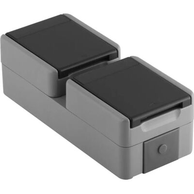 TEM CF15GY Steckdose - 2 Module - Grau TEM CF15GY Steckdose - 2 Module - Grau