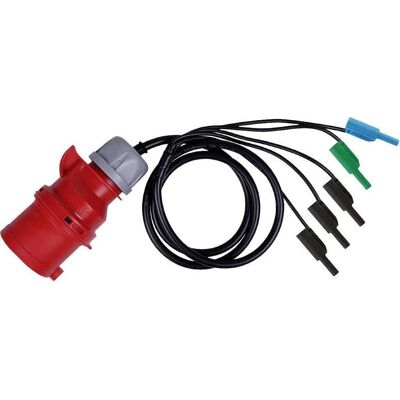 Metrel A 1642 Messadapter - 3-Phasen, CEE 32A, Bananenstecker 4mm Metrel A 1642 Messadapter - 3-Phasen, CEE 32A, Bananenstecker 4mm