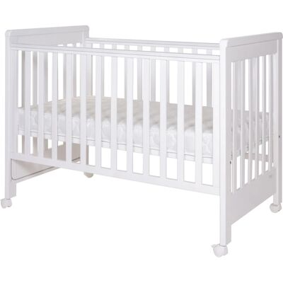 Treppy Dreamy Plus 2 Babybett Weiß - Babybett Treppy Dreamy Plus 2 Babybett Weiß - Babybett