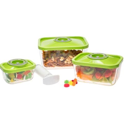 Vakubox - Status 181024 - 0.5L - 3L - Skleněné skladování Vakubox - Status 181024 - 0.5L - 3L - Skleněné skladování