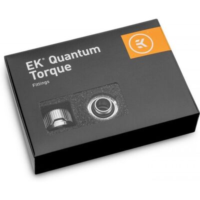 EK Water Blocks EK-Quantum Torque Pack de 6 HDC 14 Argent - Raccords pour Eau - Publicité EK Water Blocks EK-Quantum Torque Pack de 6 HDC 14 Argent - Raccords pour Eau - Publicité