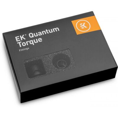 EK Water Blocks EK-Quantum Torque 6-Pack HDC 12 - Raccordo di torsione - Nero - Tipo di prodotto EK Water Blocks EK-Quantum Torque 6-Pack HDC 12 - Raccordo di torsione - Nero - Tipo di prodotto