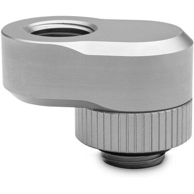EK Water Blocks EK-Quantum Torque Rotary Offset 14 Fitting - Satin Titanium EK Water Blocks EK-Quantum Torque Rotary Offset 14 Fitting - Satin Titanium