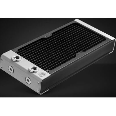 EK Water Blocks EK-Quantum Surface P240M Dual Fan Radiator - Schwarz - 240mm EK Water Blocks EK-Quantum Surface P240M Dual Fan Radiator - Schwarz - 240mm