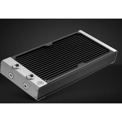 EK Water Blocks EK-Quantum Surface P280M Dual Fan Radiator - Schwarz - 280mm EK Water Blocks EK-Quantum Surface P280M Dual Fan Radiator - Schwarz - 280mm
