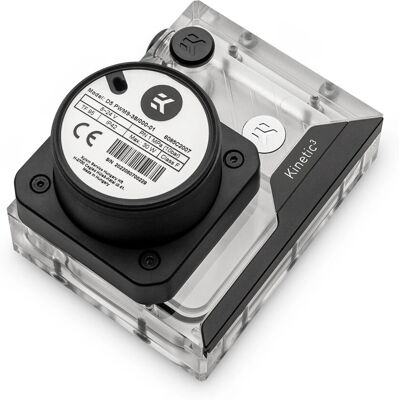 EK Water Blocks EK-Quantum Kinetic3 FLT 92 D-RGB Pumpe/Reservoir-Kombination - Plexi EK Water Blocks EK-Quantum Kinetic3 FLT 92 D-RGB Pumpe/Reservoir-Kombination - Plexi