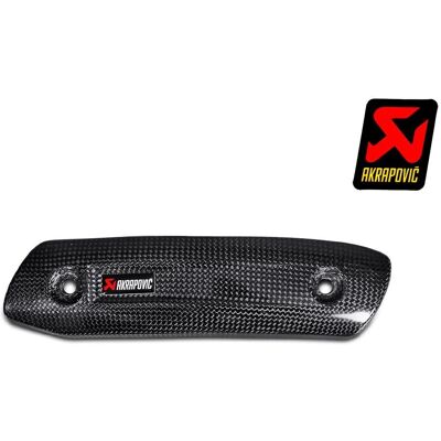 Bouclier thermique en fibre de carbone Akrapovic pour Ducati Monster 797 - Protecteur d'échappement - Publicité Bouclier thermique en fibre de carbone Akrapovic pour Ducati Monster 797 - Protecteur d'échappement - Publicité