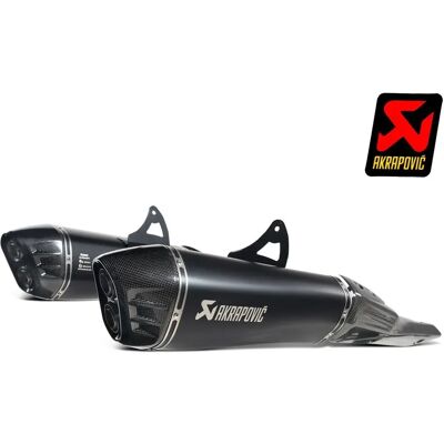 Escape Slip On de Titanio Negro Akrapovic - Sistema de Escape para Motocicleta Escape Slip On de Titanio Negro Akrapovic - Sistema de Escape para Motocicleta