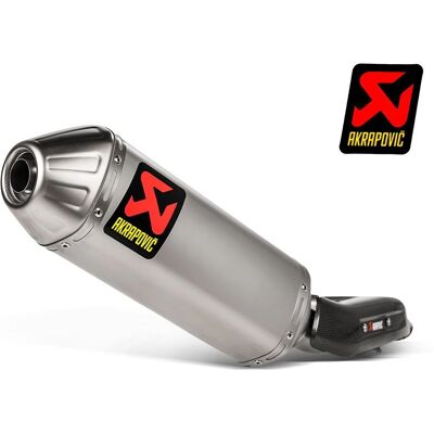 Silenciador Akrapovic Slip-On Línea de Titanio - Plata - Unisex Silenciador Akrapovic Slip-On Línea de Titanio - Plata - Unisex