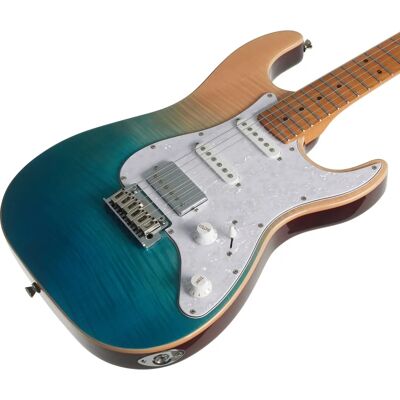 Jet Guitars JS 450 Průhledně modrá - Elektrická kytara Jet Guitars JS 450 Průhledně modrá - Elektrická kytara
