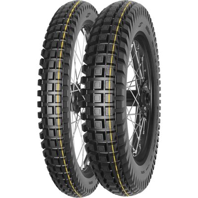 Mitas Enduro Hybrid - 110/90-19, Gelb, M+S, Robustes Modell - Motorradreifen Mitas Enduro Hybrid - 110/90-19, Gelb, M+S, Robustes Modell - Motorradreifen