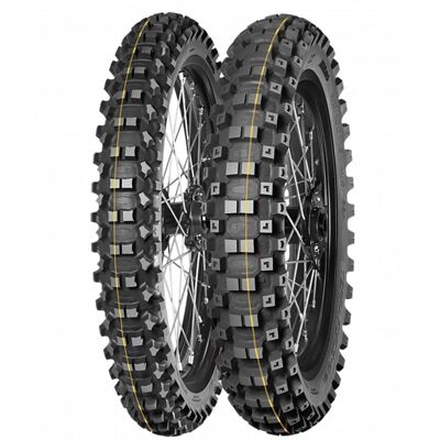 Gul Enduro Motorcykel Dæk - 110/100-18 Gul Enduro Motorcykel Dæk - 110/100-18