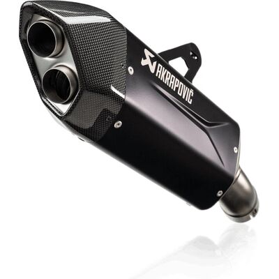 Escape Slip-On de Titanio Negro Akrapovic - Pieza de moto Escape Slip-On de Titanio Negro Akrapovic - Pieza de moto