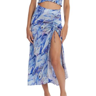 Lisca Indonesia Blue Long Summer Skirt - Skirt Lisca Indonesia Blue Long Summer Skirt - Skirt