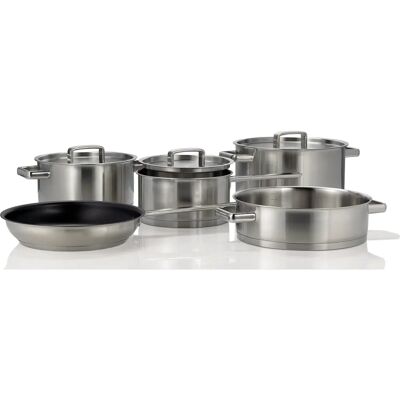 Gorenje CWSA08HC Set de tigăi - 5 piese, oțel inoxidabil, sigur pentru cuptor Gorenje CWSA08HC Set de tigăi - 5 piese, oțel inoxidabil, sigur pentru cuptor