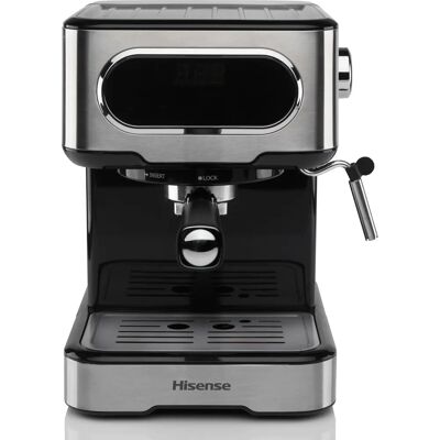Hisense HESCM15DBK - Nero//acciaio - Machine à espresso Hisense HESCM15DBK - Nero//acciaio - Machine à espresso