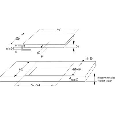 Gorenje Induktionskochfeld GI6401BC Gorenje Induktionskochfeld GI6401BC