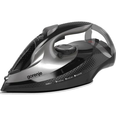 Fier de călcat cu abur Gorenje SIH3200BKS - 3250W, 420ml, Negru/Silver Fier de călcat cu abur Gorenje SIH3200BKS - 3250W, 420ml, Negru/Silver