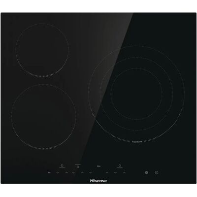 Hisense E6332BSCE - Placa vitrocérámica empotrada 60cm con 3 zonas Hisense E6332BSCE - Placa vitrocérámica empotrada 60cm con 3 zonas
