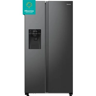 Hisense RS5P535NTFDUK Black Side-by-side Refrigerator - Refrigerator Hisense RS5P535NTFDUK Black Side-by-side Refrigerator - Refrigerator