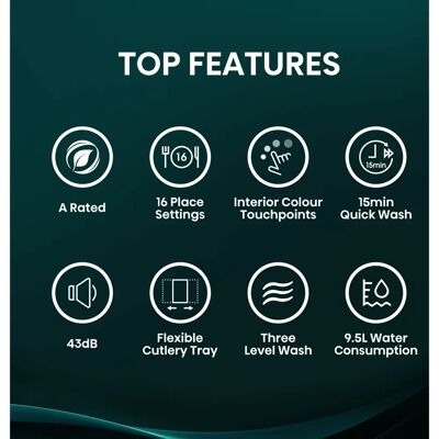 Hisense HV663A60UK - dishwasher Hisense HV663A60UK - dishwasher