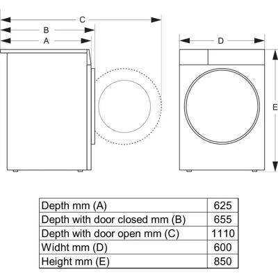 Gorenje - DG89BP - 9 kg - Independiente - Secadora de ropa Gorenje - DG89BP - 9 kg - Independiente - Secadora de ropa