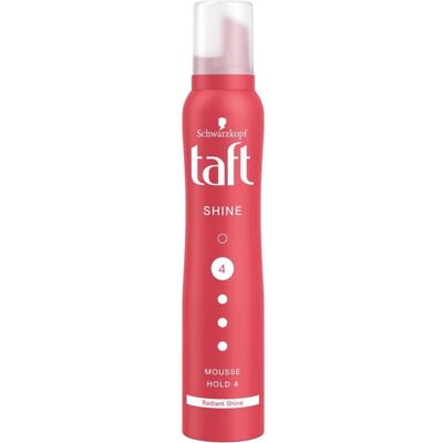 Schwarzkopf Taft Ultra Shine Mousse - Type de cheveux - Volume & Brillance - Publicité Schwarzkopf Taft Ultra Shine Mousse - Type de cheveux - Volume & Brillance - Publicité