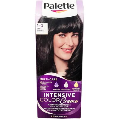 Schwarzkopf Palette Czarny - Farba do włosów - Trwały kolor Schwarzkopf Palette Czarny - Farba do włosów - Trwały kolor
