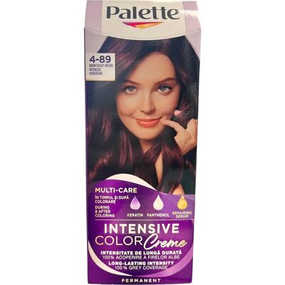 Schwarzkopf Palette Intensive Color Creme - Trwała Farba do Włosów - Intensywny Bakłażan Schwarzkopf Palette Intensive Color Creme - Trwała Farba do Włosów - Intensywny Bakłażan