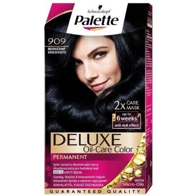 Schwarzkopf Palette Deluxe Niebiesko-Czarny Farba do włosów - Długotrwała, krycie siwych Schwarzkopf Palette Deluxe Niebiesko-Czarny Farba do włosów - Długotrwała, krycie siwych