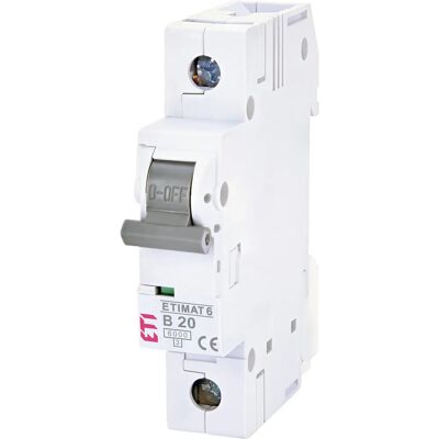ETI Interruptor de Sobrecarga - 20A 1P 6kA ETI Interruptor de Sobrecarga - 20A 1P 6kA