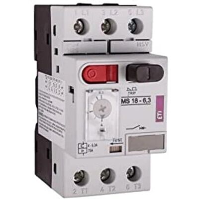 Bosch MS18 004600348 - Interrupteur moteur 3P 2,2kW 4-6,3A - Publicité Bosch MS18 004600348 - Interrupteur moteur 3P 2,2kW 4-6,3A - Publicité