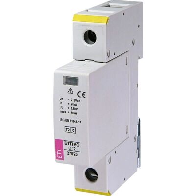 Protector de sobretensiones Eti 275/20 - Tipo 2, 275 V, 20 kA Protector de sobretensiones Eti 275/20 - Tipo 2, 275 V, 20 kA