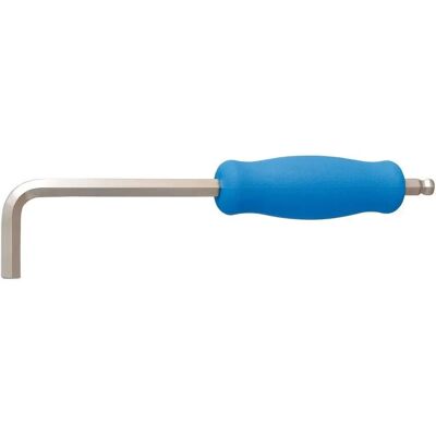 Chiave esagonale blu Unior - Modello 623147 - Chiave a testa sferica Chiave esagonale blu Unior - Modello 623147 - Chiave a testa sferica