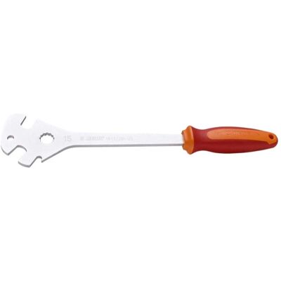 Chiave Pedali Unior - Argento, 15mm, Impugnatura Ergonomica - Strumento di Manutenzione Chiave Pedali Unior - Argento, 15mm, Impugnatura Ergonomica - Strumento di Manutenzione