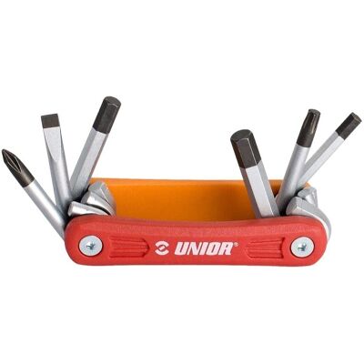 Unior Multitool Euro6 - Hex Keys, Torx T25, Screwdrivers - Multitool Unior Multitool Euro6 - Hex Keys, Torx T25, Screwdrivers - Multitool