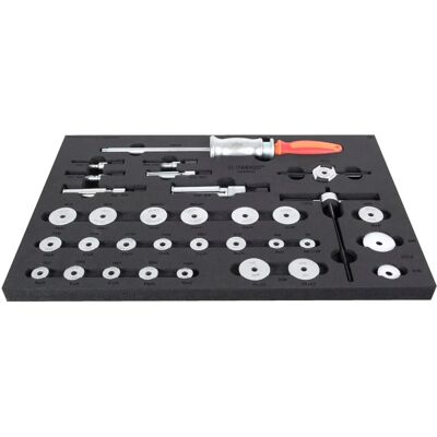 Unior Lagerpresse-Set - Schwer, Kompakt, Schwarz Unior Lagerpresse-Set - Schwer, Kompakt, Schwarz