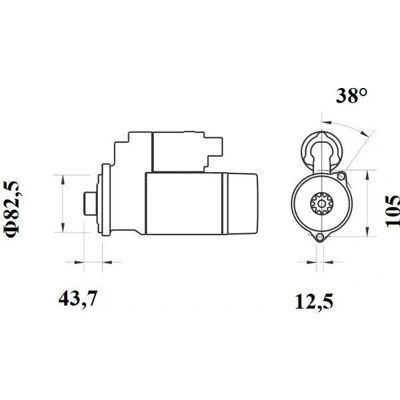 MAHLE ORIGINAL MS 432 Starter MAHLE ORIGINAL MS 432 Starter