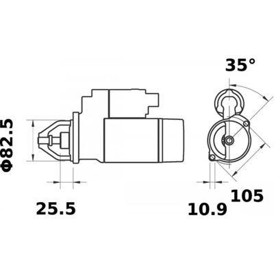 Letrika Démarreur IS1217 - Starter Motor Letrika Démarreur IS1217 - Starter Motor