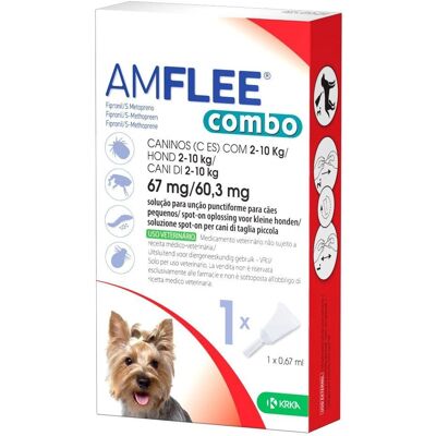 Krka Amflee Soluzione Spot-On 2-10kg - Trattamento antiparassitario Krka Amflee Soluzione Spot-On 2-10kg - Trattamento antiparassitario