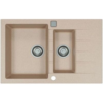 ALVEUS - Cadit - Terra beige - 1000x500 - Zlewozmywak kuchenny ALVEUS - Cadit - Terra beige - 1000x500 - Zlewozmywak kuchenny