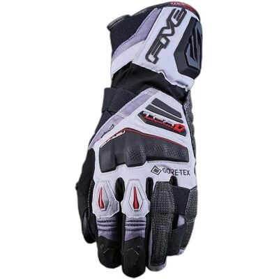 Five - TFX1 GTX Gore-Tex - Gris/Rojo - L - Guantes de moto Five - TFX1 GTX Gore-Tex - Gris/Rojo - L - Guantes de moto