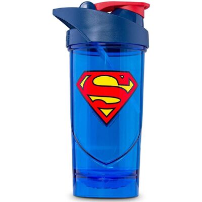 Shieldmixer Hero Pro Personaggi DC Frullino Sport Superman Classico - Bottiglia shaker Shieldmixer Hero Pro Personaggi DC Frullino Sport Superman Classico - Bottiglia shaker