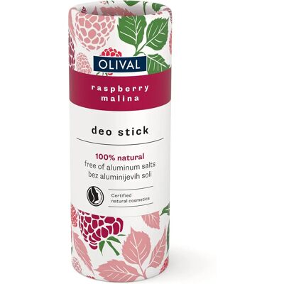 Olival Natural Raspberry Wegański Dezodorant - Długotrwała Świeżość Olival Natural Raspberry Wegański Dezodorant - Długotrwała Świeżość
